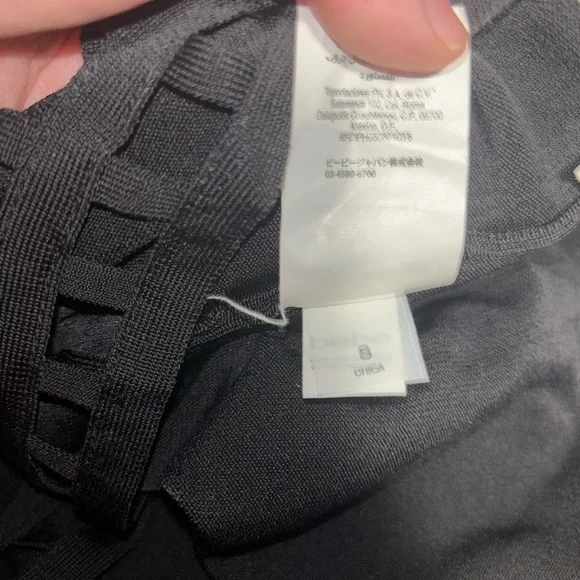 Bebe Black Cutout Bandage Mini Dress – Early 2000s Inspo - Picture 6 of 7